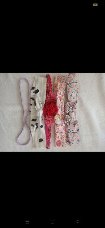 Lot de 5 bandeau cheveux bébé fille