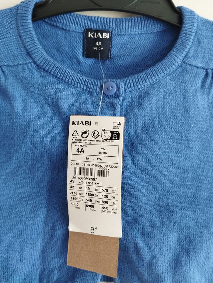 * Boléro bleu T4A Kiabi - photo numéro 2