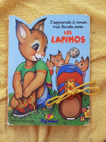 Livre pour apprendre à faire ses lacets