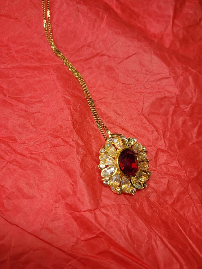 Collier upcyclé avec magnifique bouton - photo numéro 10
