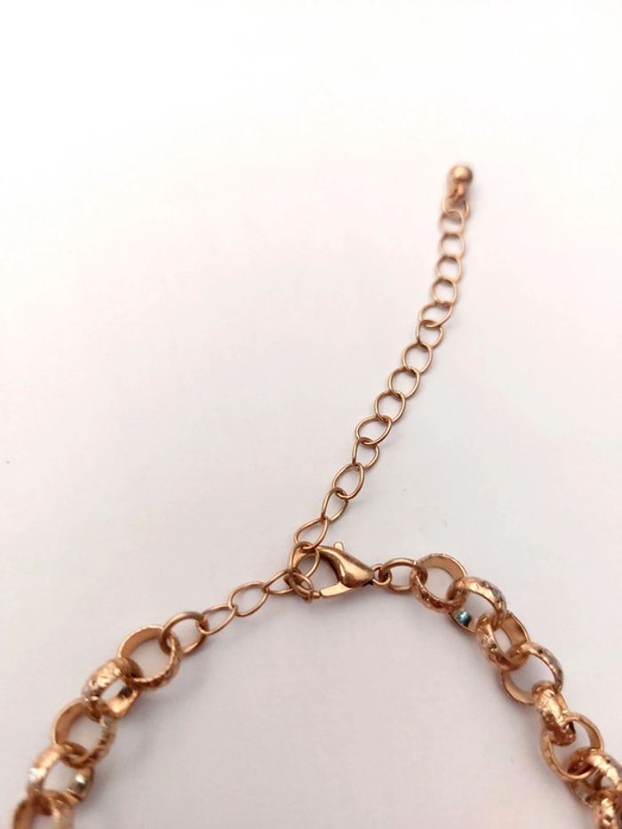 Bracelet avec charm's - style vintage - tendance acier inoxydable - photo numéro 4