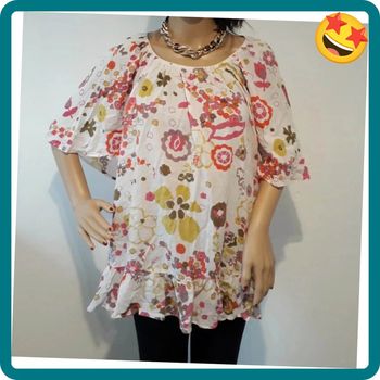 Blouse d'été Blanche Porte Taille XL💞🌿