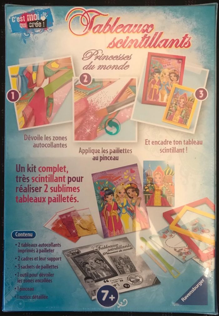 Tableaux scintillants princesses du monde de Ravensburger - photo numéro 2