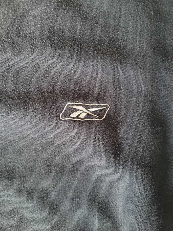 Sweat Crewneck Vintage Bleu Marine Reebok - photo numéro 3