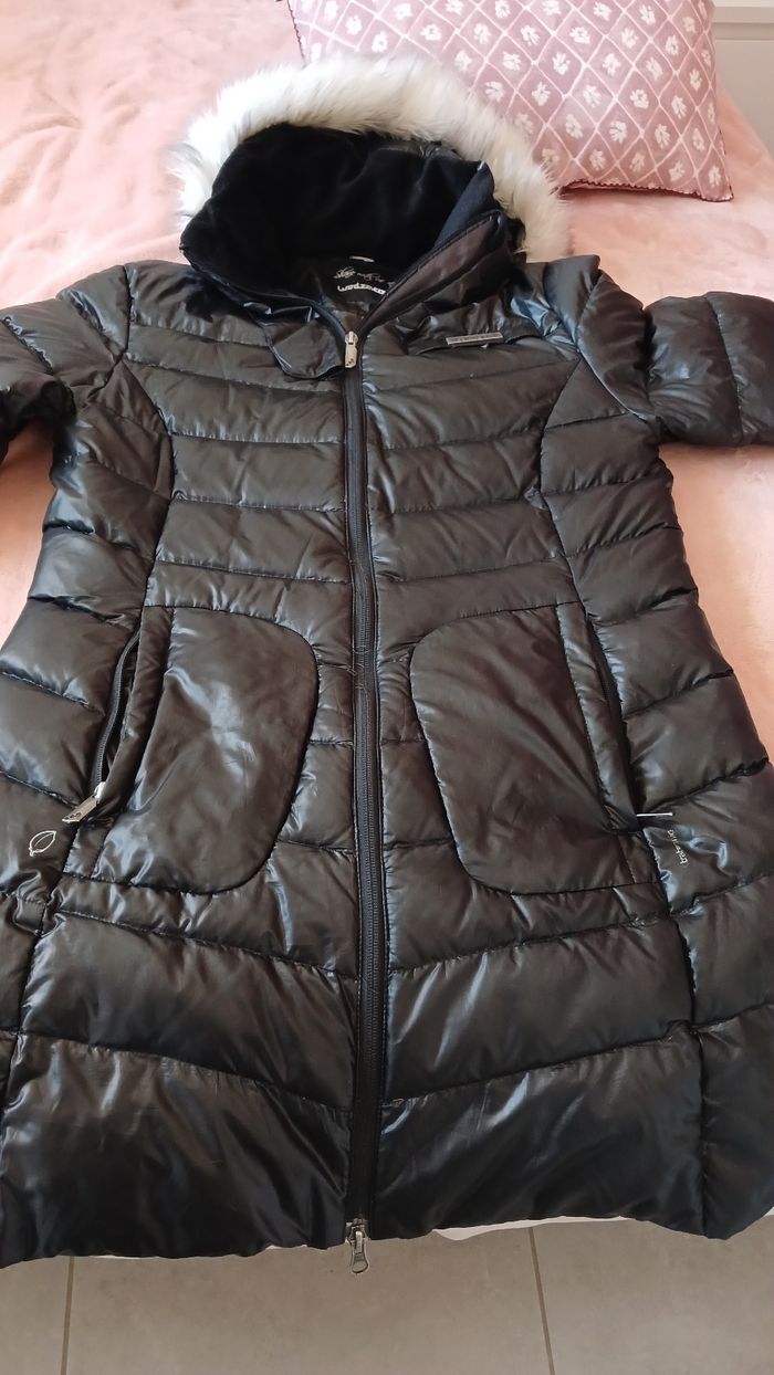 Doudoune femme  longue noire