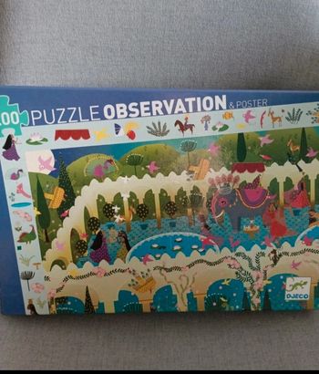 Joli puzzle d'observation 200 pièces de Djeco