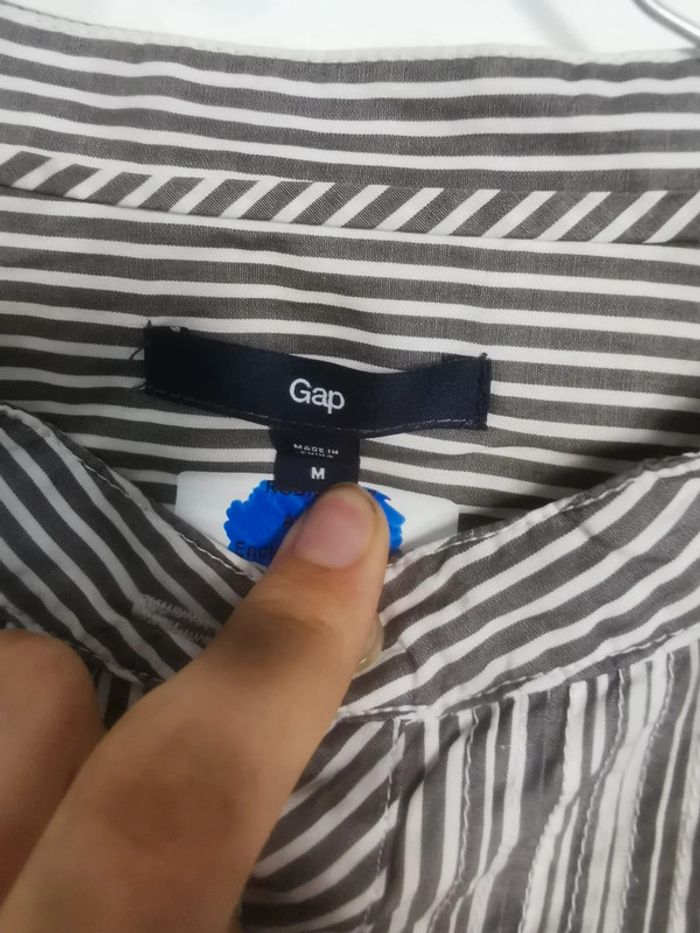 Robe chemise rayée Gap - photo numéro 4