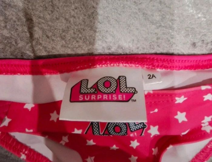 Maillot de bain bikini bébé fille 2 ans comme neuf L.O.L - photo numéro 2