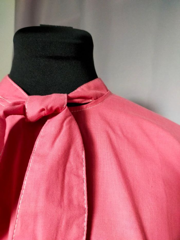 Blouse rose col lavallière – Karl Marc John (XS/S) - photo numéro 4