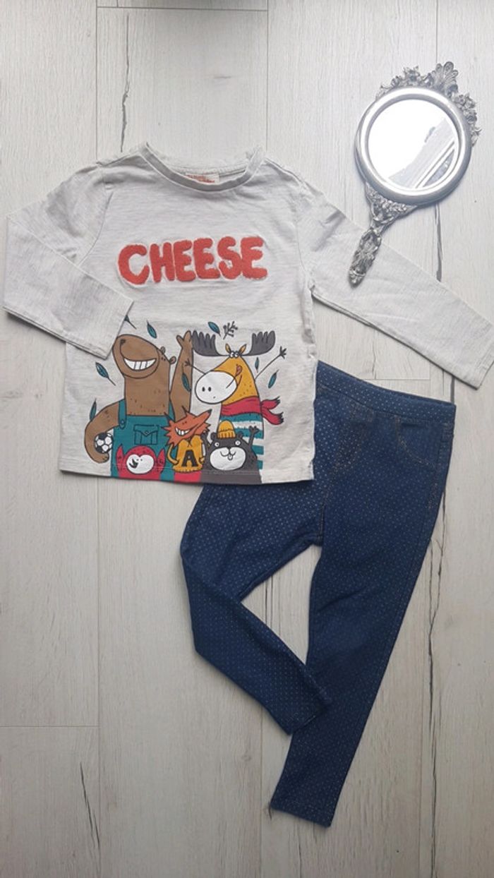 Ensemble 2 pièces mi saison fille 3ans dpam Zara