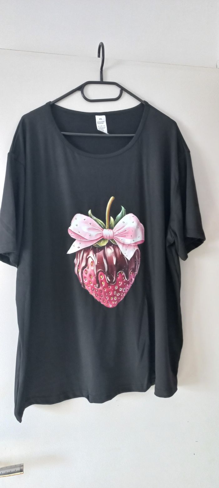 Tee shirt motif fraise 🍓 - photo numéro 5