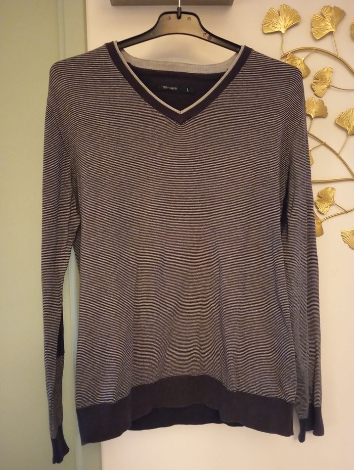 Pull homme col V Teddy Smith