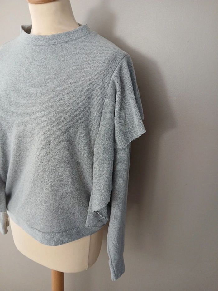 pull gris - photo numéro 2