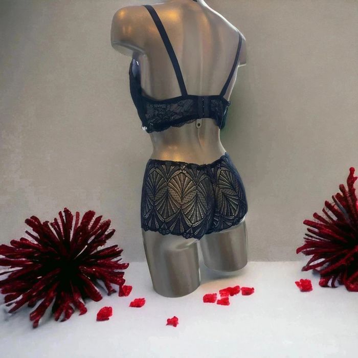 Splendide ensemble lingerie bleu - photo numéro 3