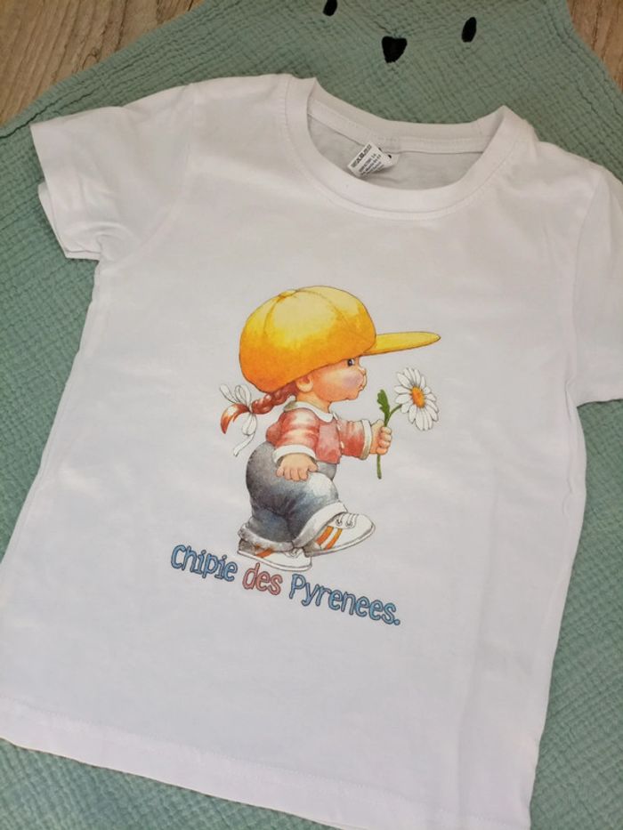 T-shirt fille 4 ans chipie des Pyrénées - photo numéro 3