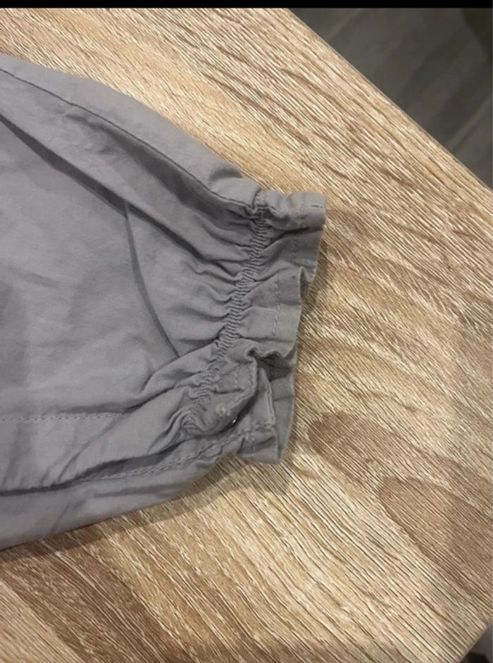 Combinaison grise bébé fille DPAM 3 mois - photo numéro 4