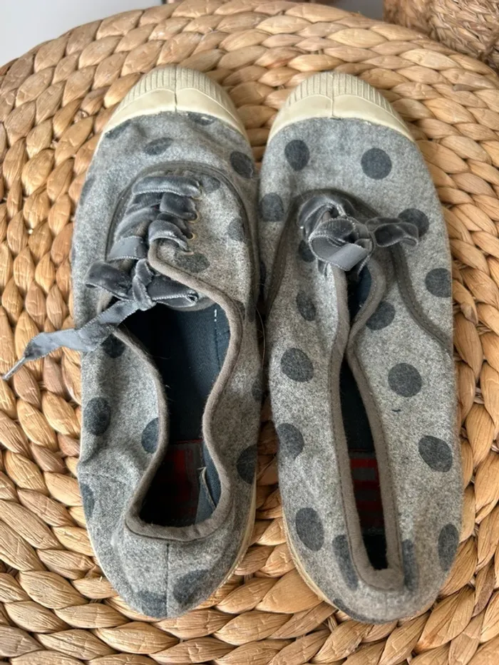 Bensimon grises à pois taille 38 - photo numéro 3
