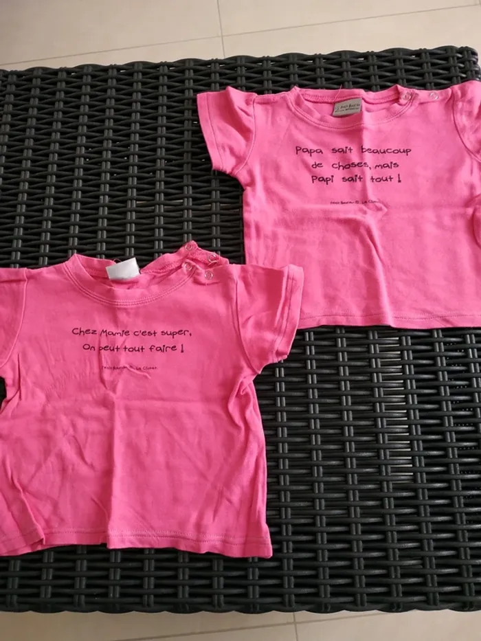 Tee shirts 18/24 mois