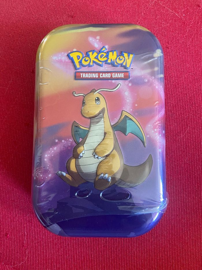 Mini tin Pokemon pouvoir de kanto dracoloss Fr scellé