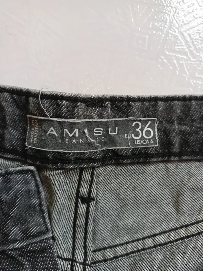 Jeans femme gris Amisu - photo numéro 14