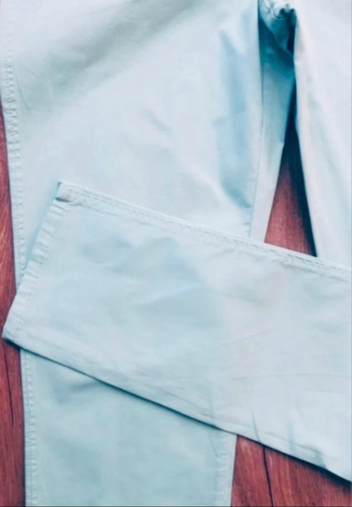 Pantalon Caroll taille 36 vert pastel amande Etat comme neuf - photo numéro 10