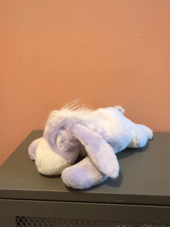 peluche bourriquet mauve