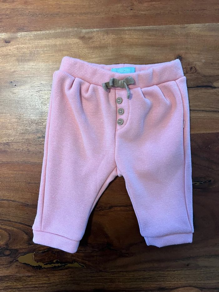 Pantalon molletonné fille obaibi 3 mois