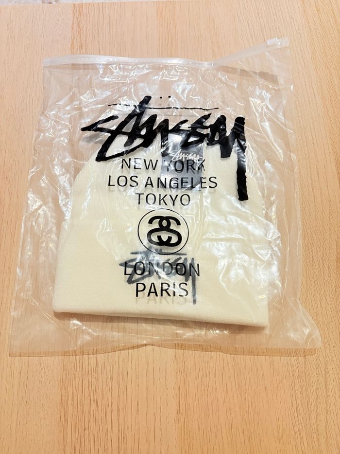 Bonnet Stüssy Blanc - photo numéro 2