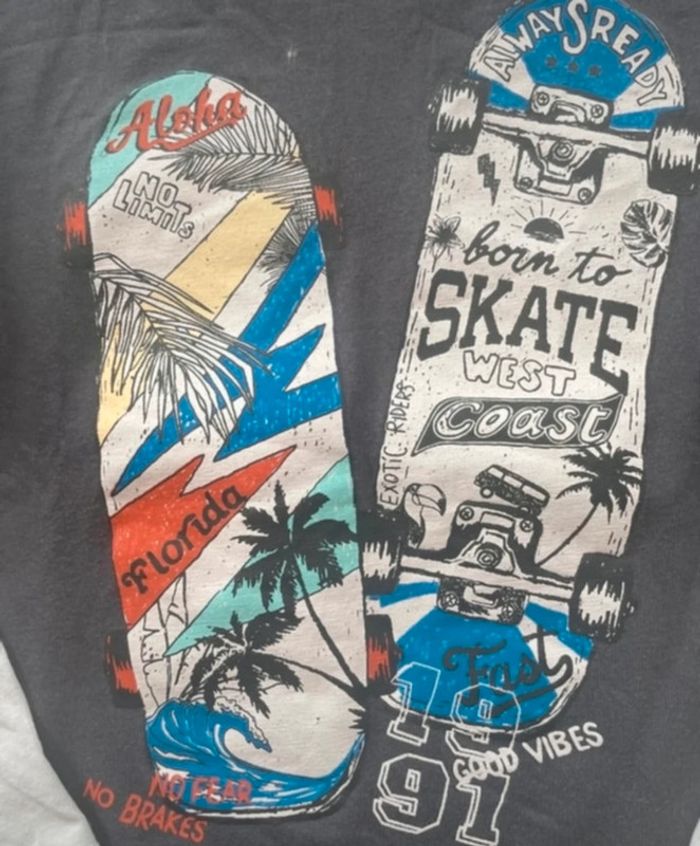 T-shirt manches longues skate - photo numéro 2