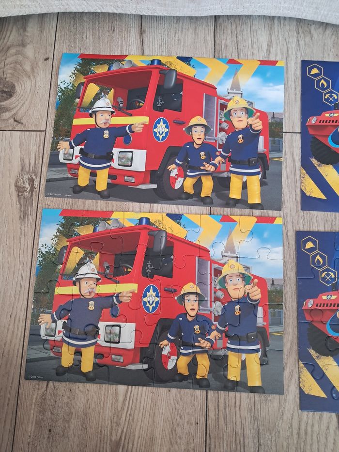 2 puzzles sam le pompier - photo numéro 4