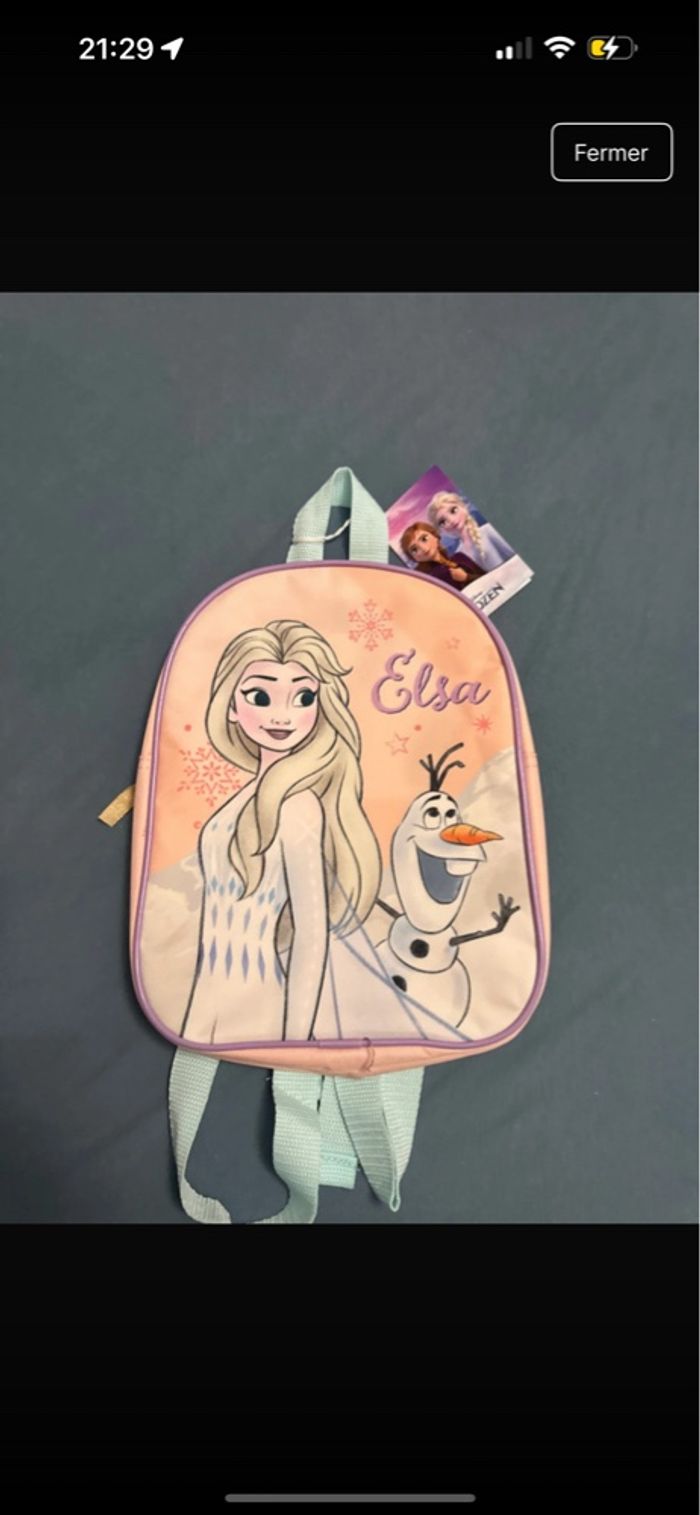 Sac à dos reine des neiges