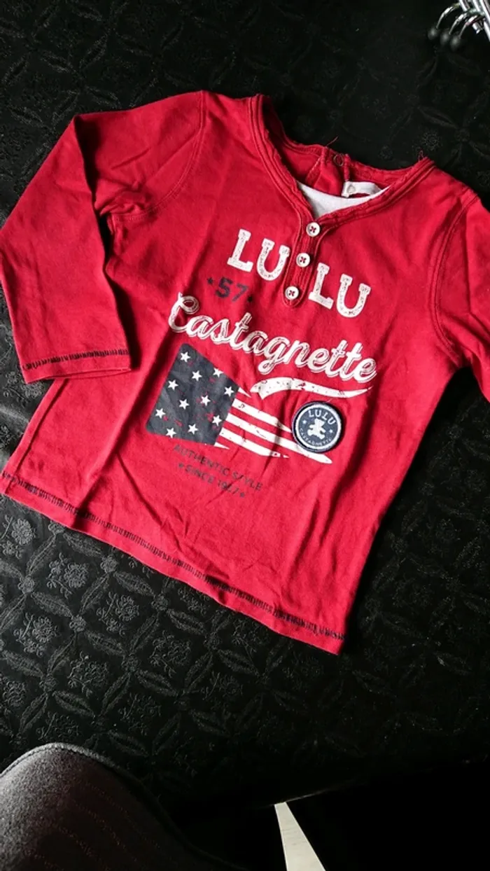 T shirt manches longues Lulu Castagnette