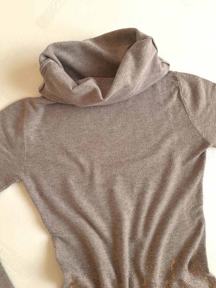 Pull col roulé détail strass - Camaïeu - photo numéro 2