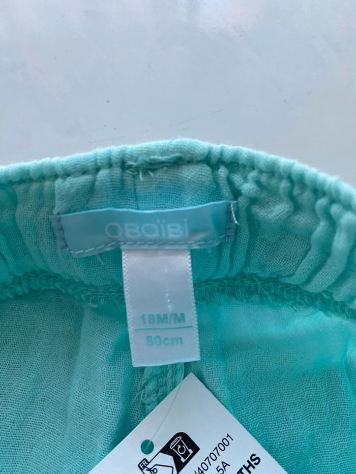 Lot 1 Short Neuf & 4 shorts TBE - Obaïbi, DPAM & autre - 18 mois - photo numéro 3