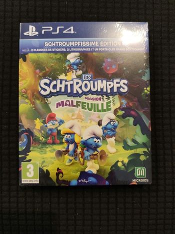 Neuf jeu ps4 collector les Schtroumpfs mission malfeuille