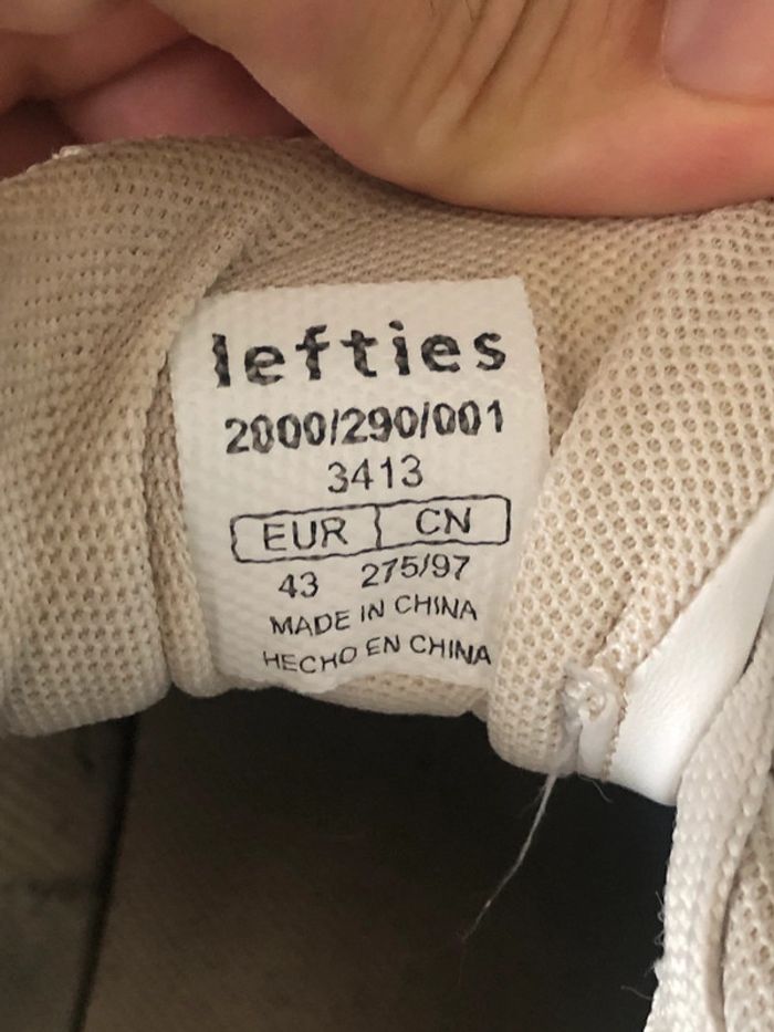 Baskets blanches Lefties T43 - photo numéro 4