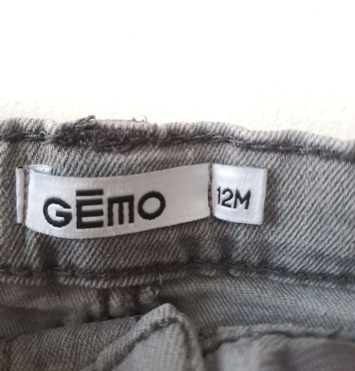 Jean gris gemo 12 mois - photo numéro 4