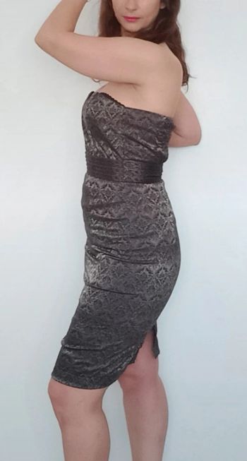 Robe bustier fourreau baroque soirée taille 38