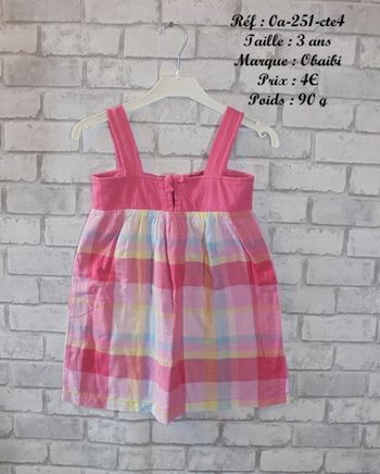 Robe 3 ans Obaibi (0a-251-cte4)