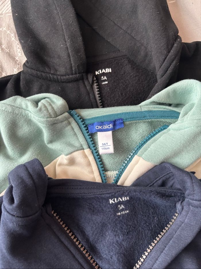 Lot de 3 sweats zippés - photo numéro 5