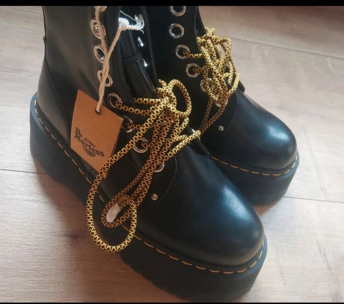 Boots De Martens Jadon Max Black Buttero - photo numéro 3