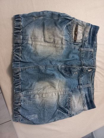 Mini jupe en jeans