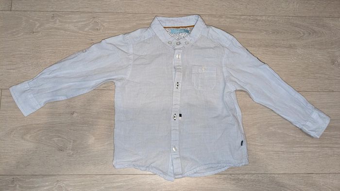 Chemise bleu ciel Obaibi garçon