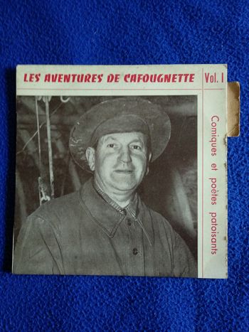 Disque vinyle 45 tours Les aventures de Cafougnette