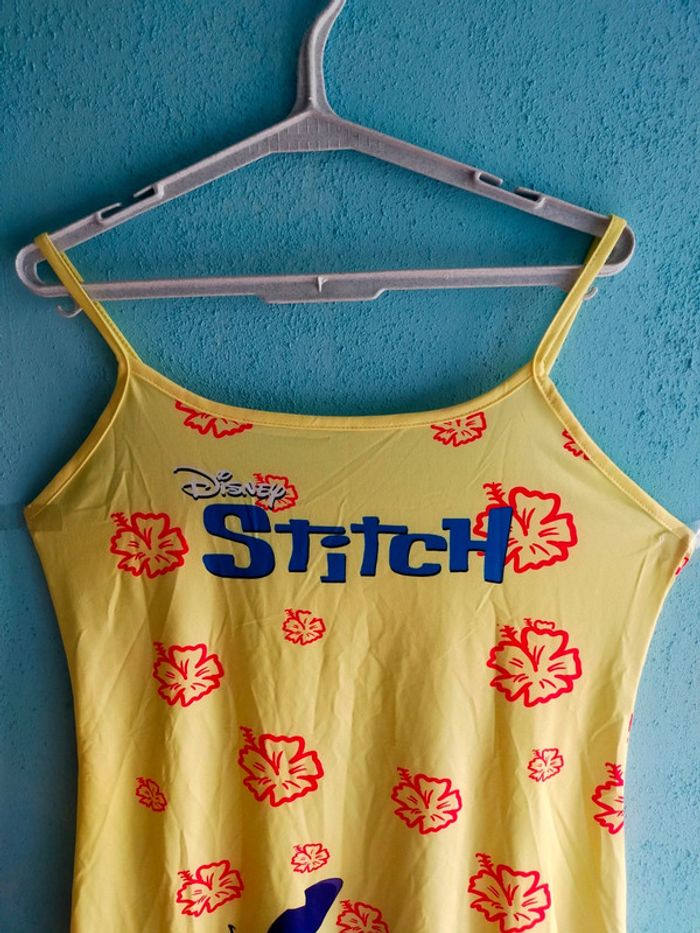 🌸 Robe d’été à bretelles imprimé Stitch – Taille L – Neuve 🌸 - photo numéro 4
