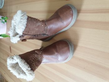 Bottines fourrées - hiver - Taille 26