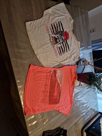 L'or de 2 tee shirts fille