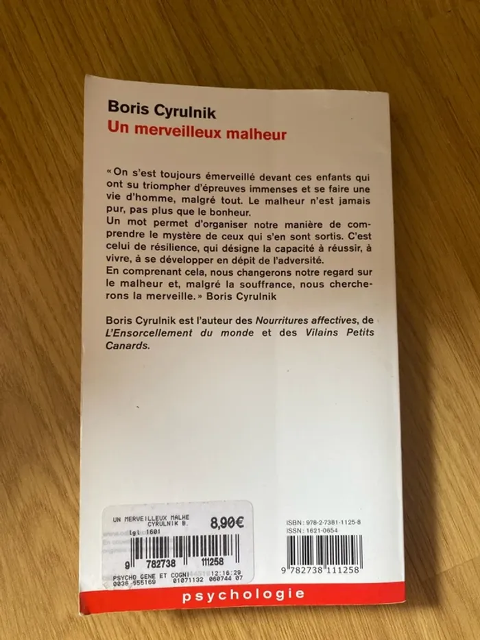 Un merveilleux malheur Boris Cyrulnik - photo numéro 2