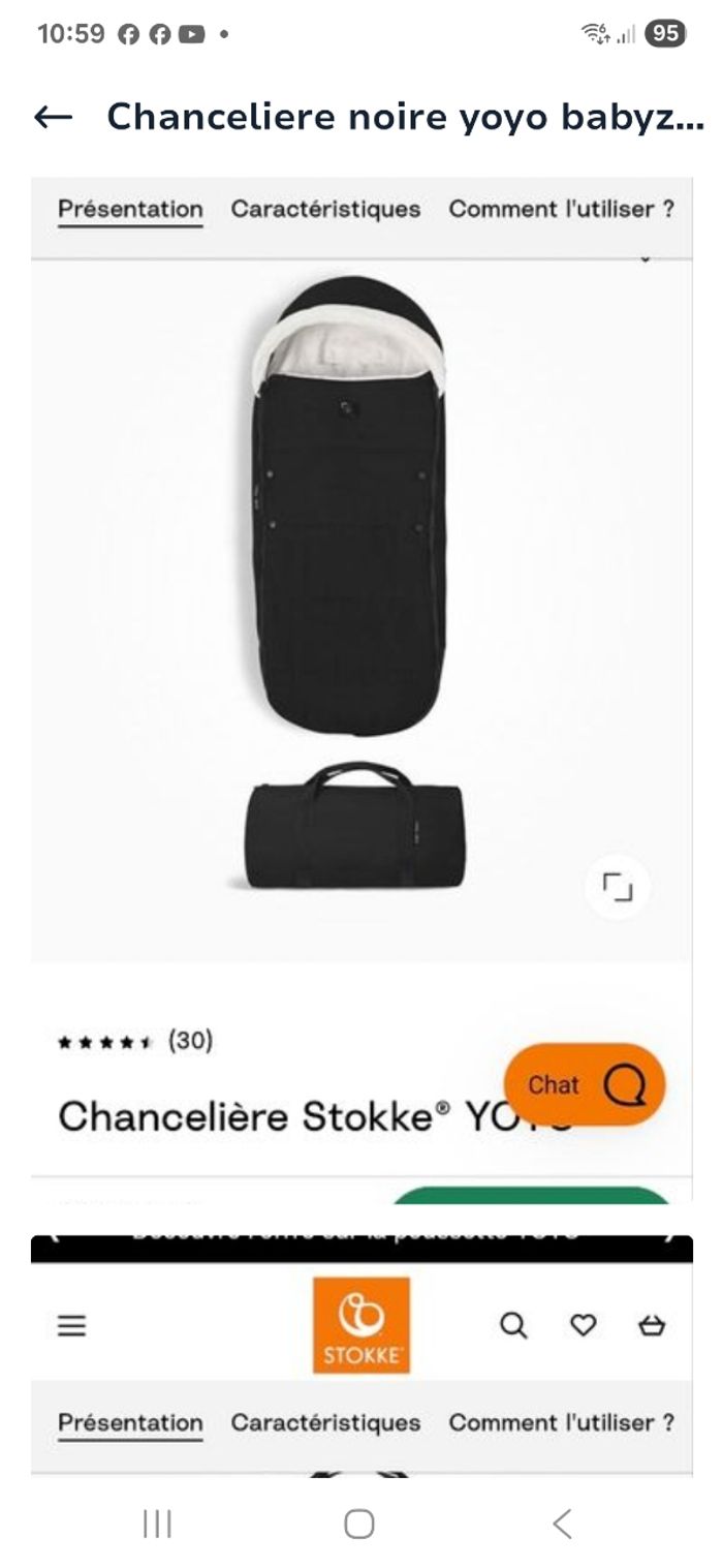 Chanceliere noire yoyo babyzen - photo numéro 4