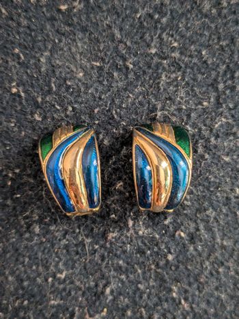 Anneaux colorés vintage